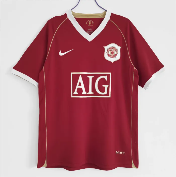 Manchester United Home Retro Jersey 06/07